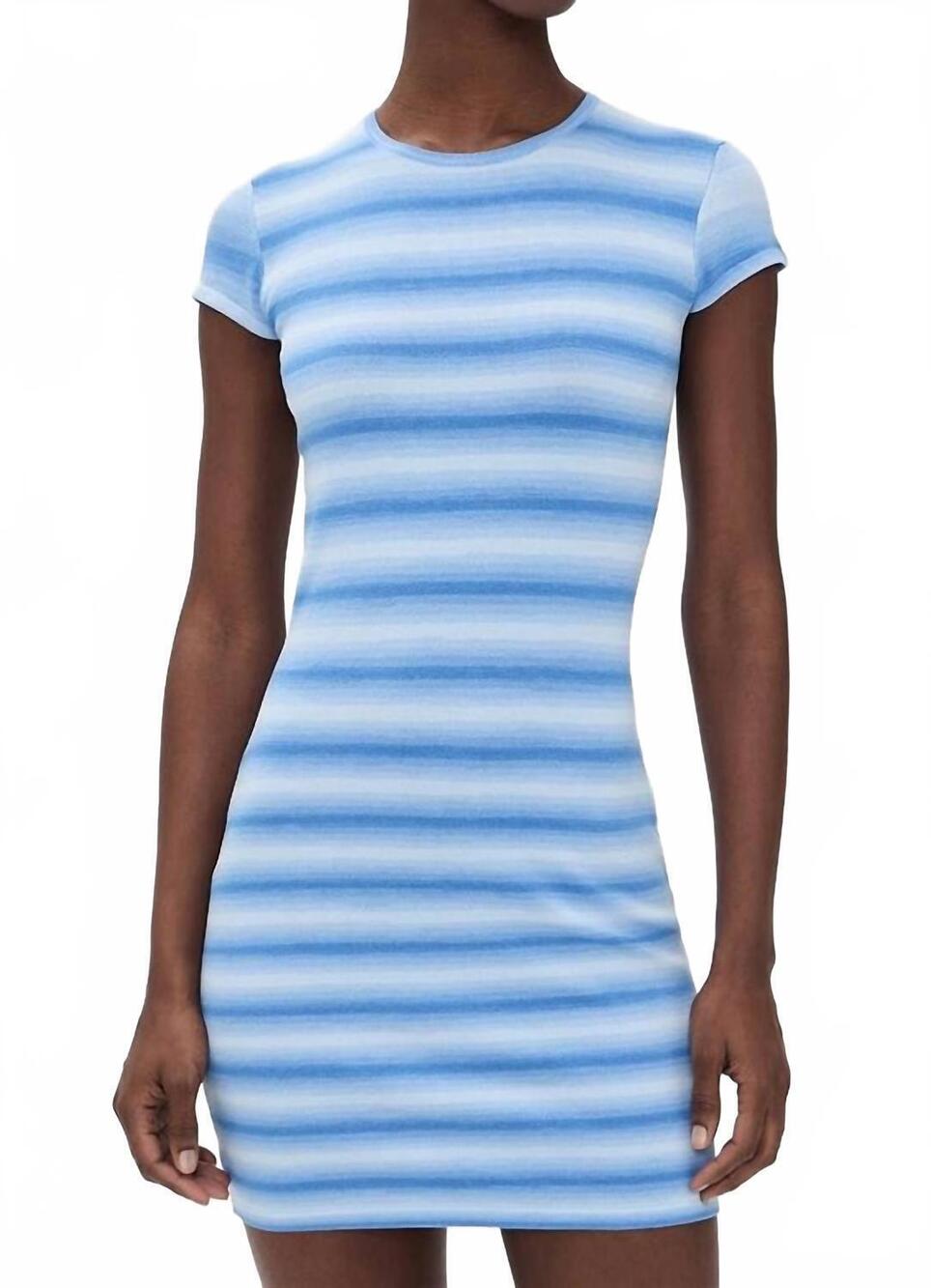 NEW BEACH RIOT freja mini dress in sapphire sea